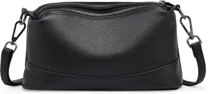 GAEKEAO Crossbody Bags for Women Small Cross Body Bag Genuine Leather Camera Bag Purse with Adjustable Strap