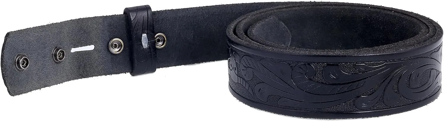 Gelante Genuine Full Grain Leather Belt Strap without Belt Buckle
