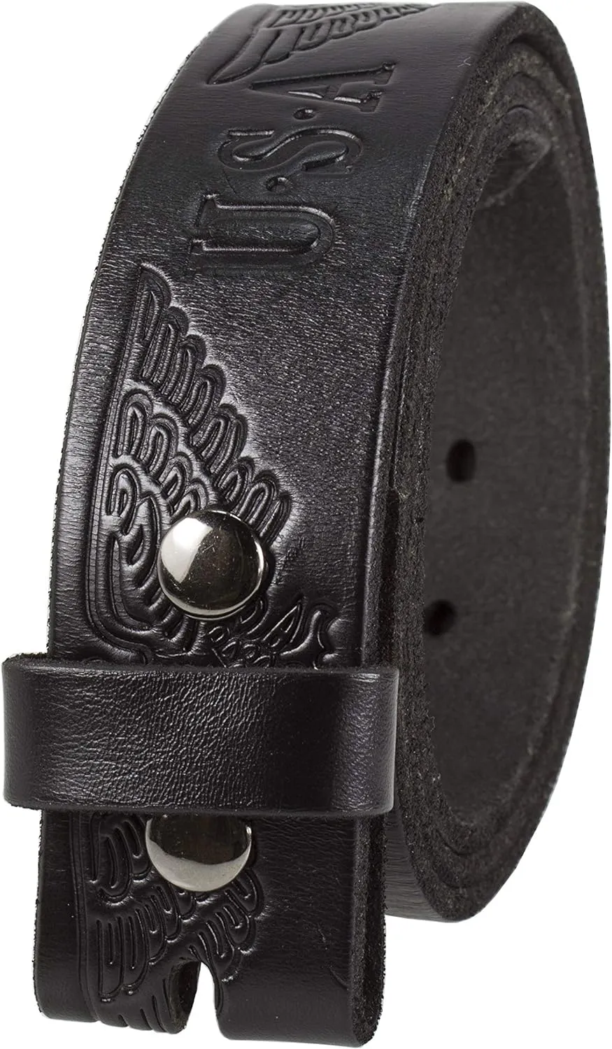 Gelante Genuine Full Grain Leather Belt Strap without Belt Buckle