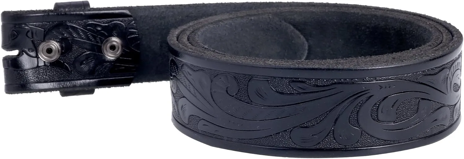 Gelante Genuine Full Grain Leather Belt Strap without Belt Buckle