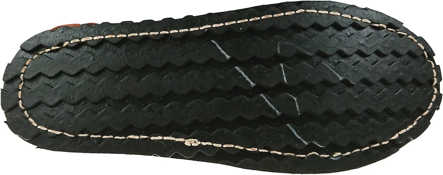 Genuine Leather Chedron Women Huarache Pachuco. Mexican Sandals