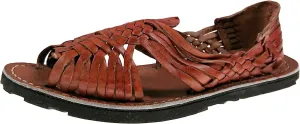 Genuine Leather Chedron Women Huarache Pachuco. Mexican Sandals