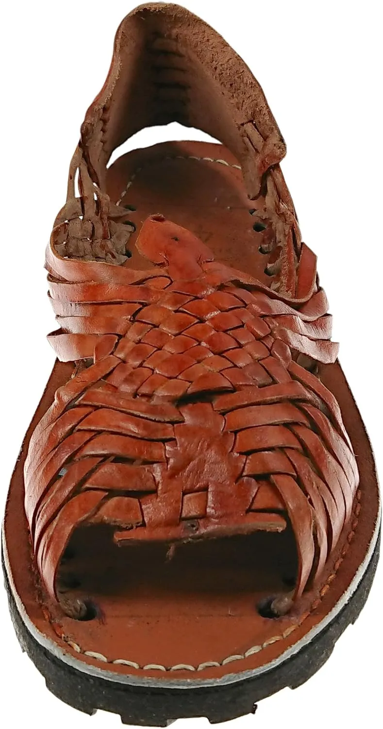 Genuine Leather Chedron Women Huarache Pachuco. Mexican Sandals