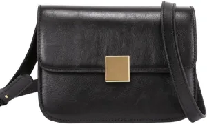 Genuine Leather Crossbody Bag for Women: Fashion Ladies Shoulder Handbag - Small Cross Body Purse for Travel Commute