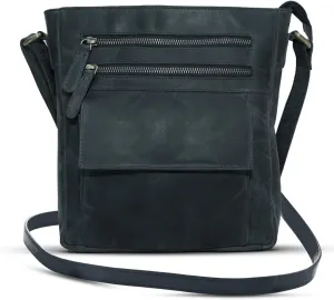 Genuine Leather Crossbody Bag for Women – Medium Size Leathure Purse, Stylish and Durable Handbags for Women