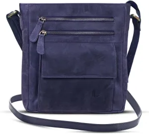 Genuine Leather Crossbody Bag for Women – Medium Size Leathure Purse, Stylish and Durable Handbags for Women