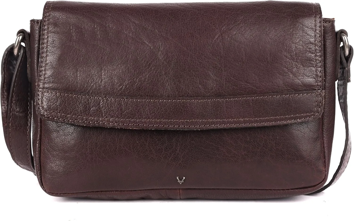 Genuine Leather Crossbody Sling Bag for Women - Trendy Casual Bag with Adjustable Strap