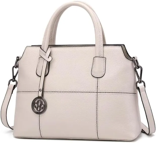 Genuine leather handbag, cowhide handbag, new baglarge capacity women's handbag, hand-held one shoulder crossbody