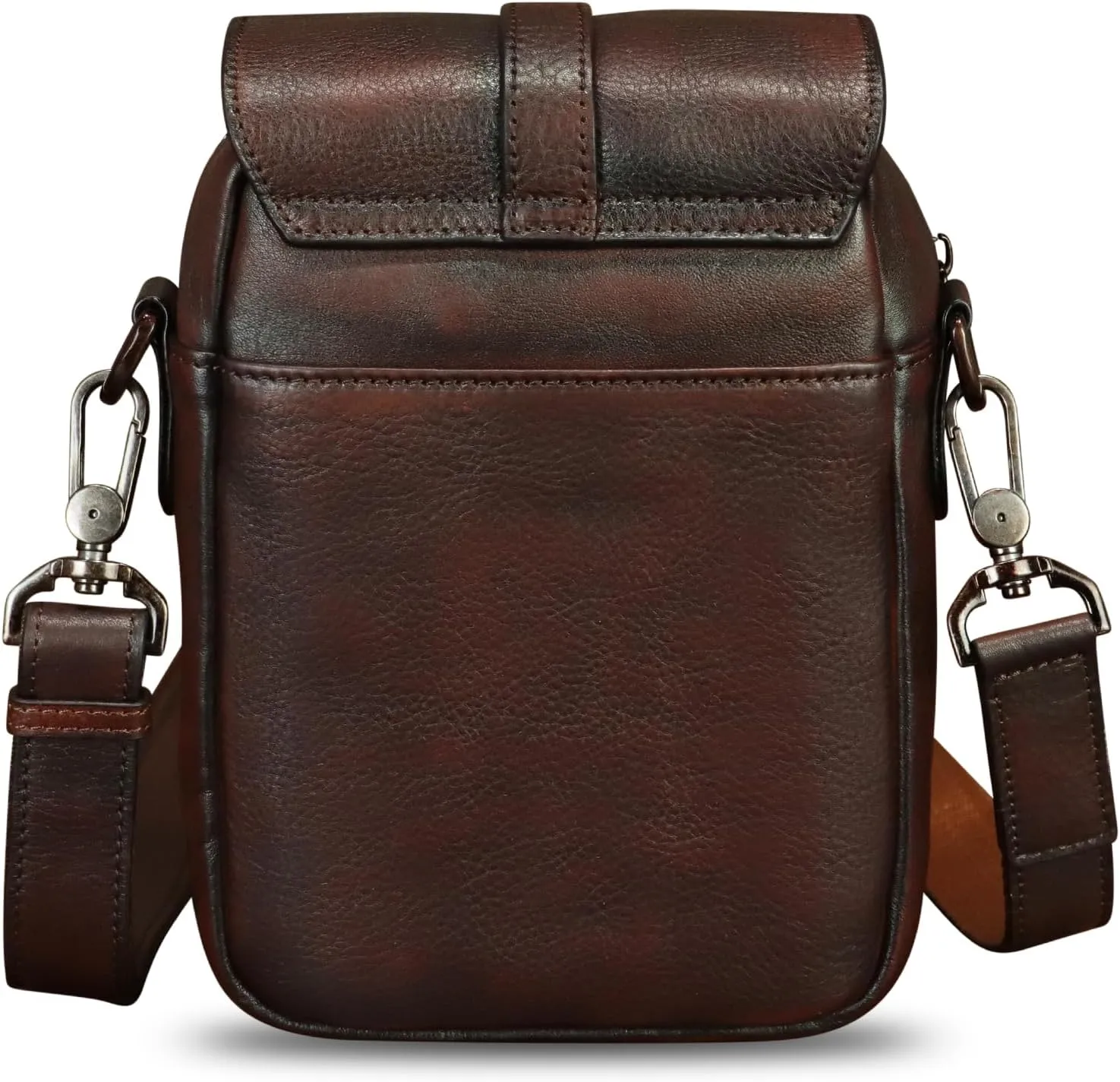 Genuine Leather Phone Purse for Women Vintage Leather Cell Phone Pouch Mini Small Shoulder Bag Crossbody Bag with Strap