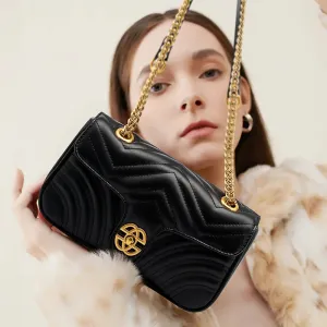 Genuine Leather Women's Chain Bag 2024