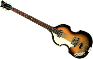 George Morgan Illustration Paul McCartney's 1963 Hofner 500/1 Violin Bass - POSTER PRINT A1 size
