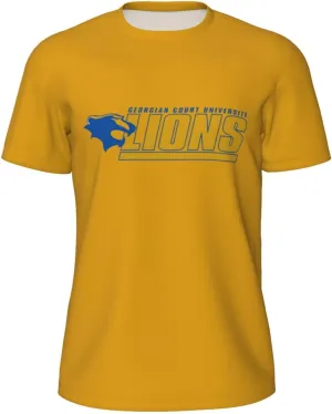 Georgian Court University Men's Short-Sleeved Round Neck Mesh T-Shirt