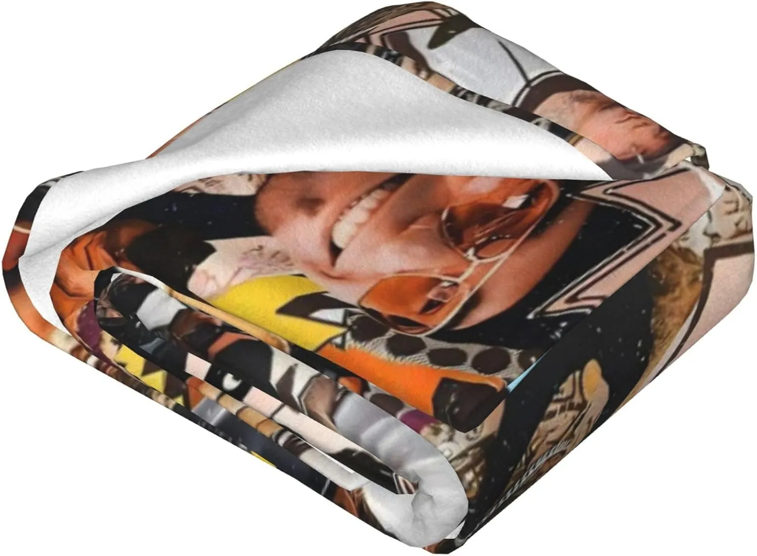 Gera Mx Blanket Flannel Fleece Printed Throw Blankets Ultra Soft Micro Warm Blanket for All Season Bedding Chair Sofa Couch Bed 50"x40"