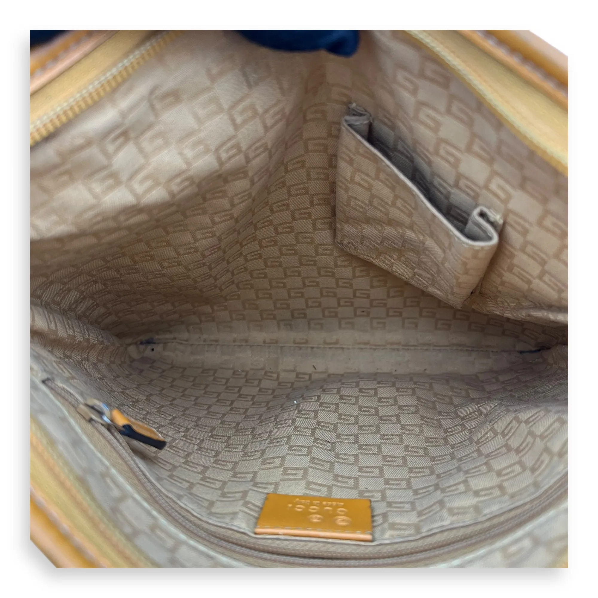 GG Crossbody Bag White in Coated Canvas