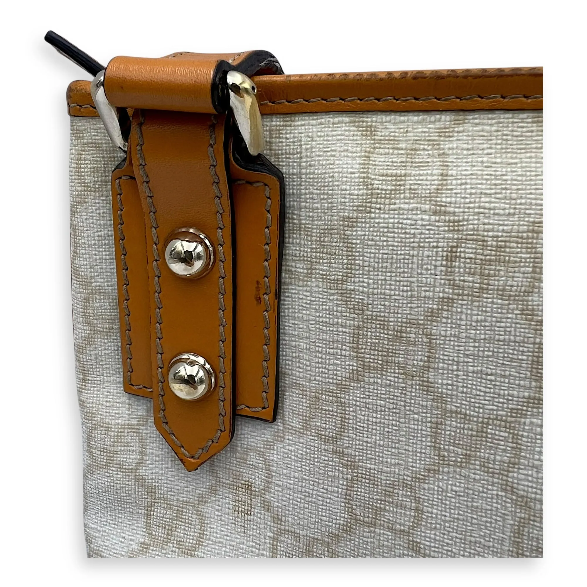 GG Crossbody Bag White in Coated Canvas