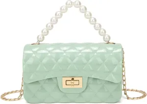 Girls Fashion Crossbody Purse Shoulder Bag Teenager Kids Handbag Birthday Gift Pretend Play Party Toy Holiday Christmas Gift (4.Green)