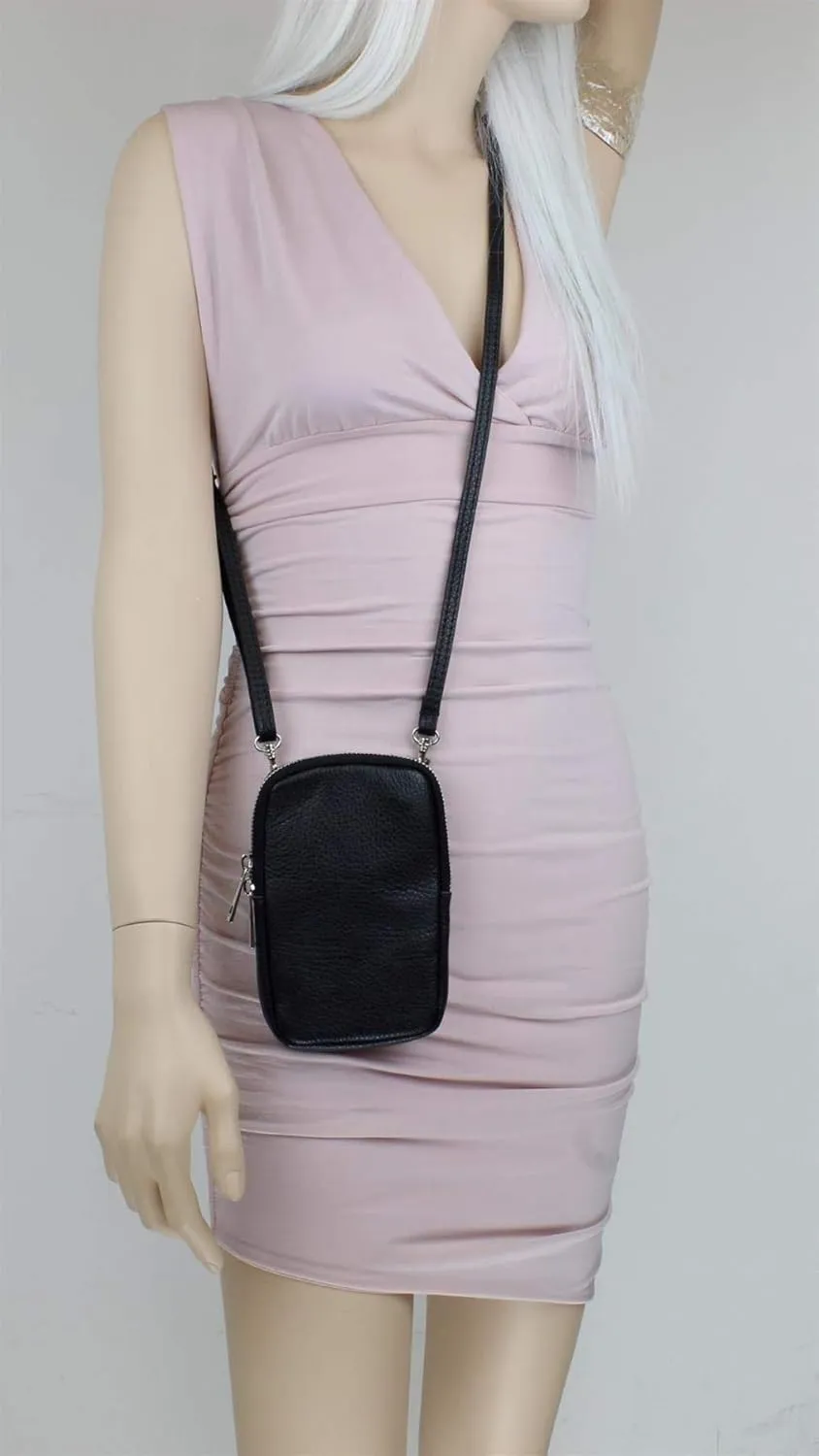 Girly HandBags Womens Genuine Leather Crossbody Phone Bag Purse