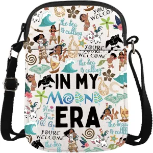 GJTIM Princess Cartoon Movie Inspired Gift Hawaiian Gift Polynesian Princess Gift Princess Crossbody Bag