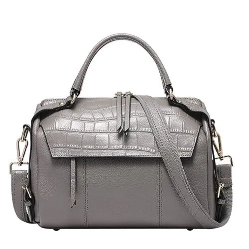 Go Meetting Genuine Leather Crocodile Crossbody Bags