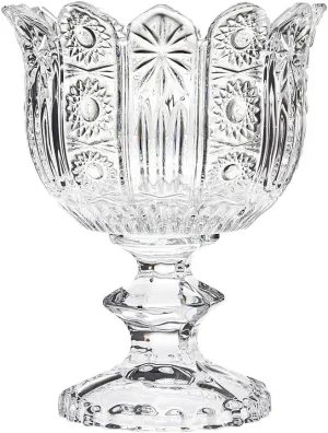 Godinger Pinwheel Footed Candy Dish, 4.50Lx4.50Wx5.75H