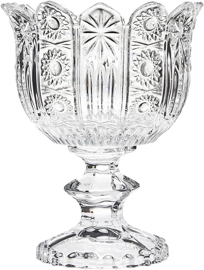 Godinger Pinwheel Footed Candy Dish, 4.50Lx4.50Wx5.75H