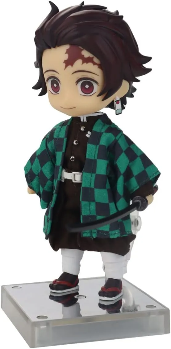 Good Smile Demon Slayer: Kimetsu no Yaiba: Tanjiro Kamado Nendoroid Doll Action Figure, Multicolor