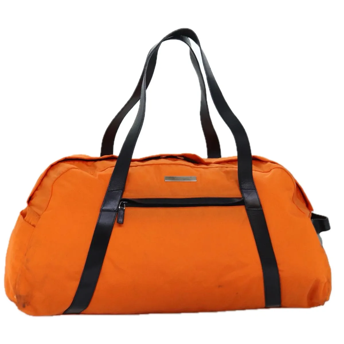 GUCCI Boston Bag Canvas Orange 012 0408 3754 73605