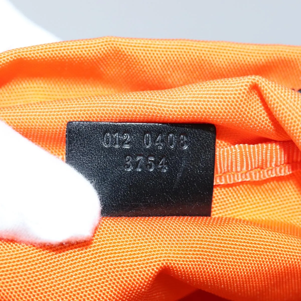GUCCI Boston Bag Canvas Orange 012 0408 3754 73605
