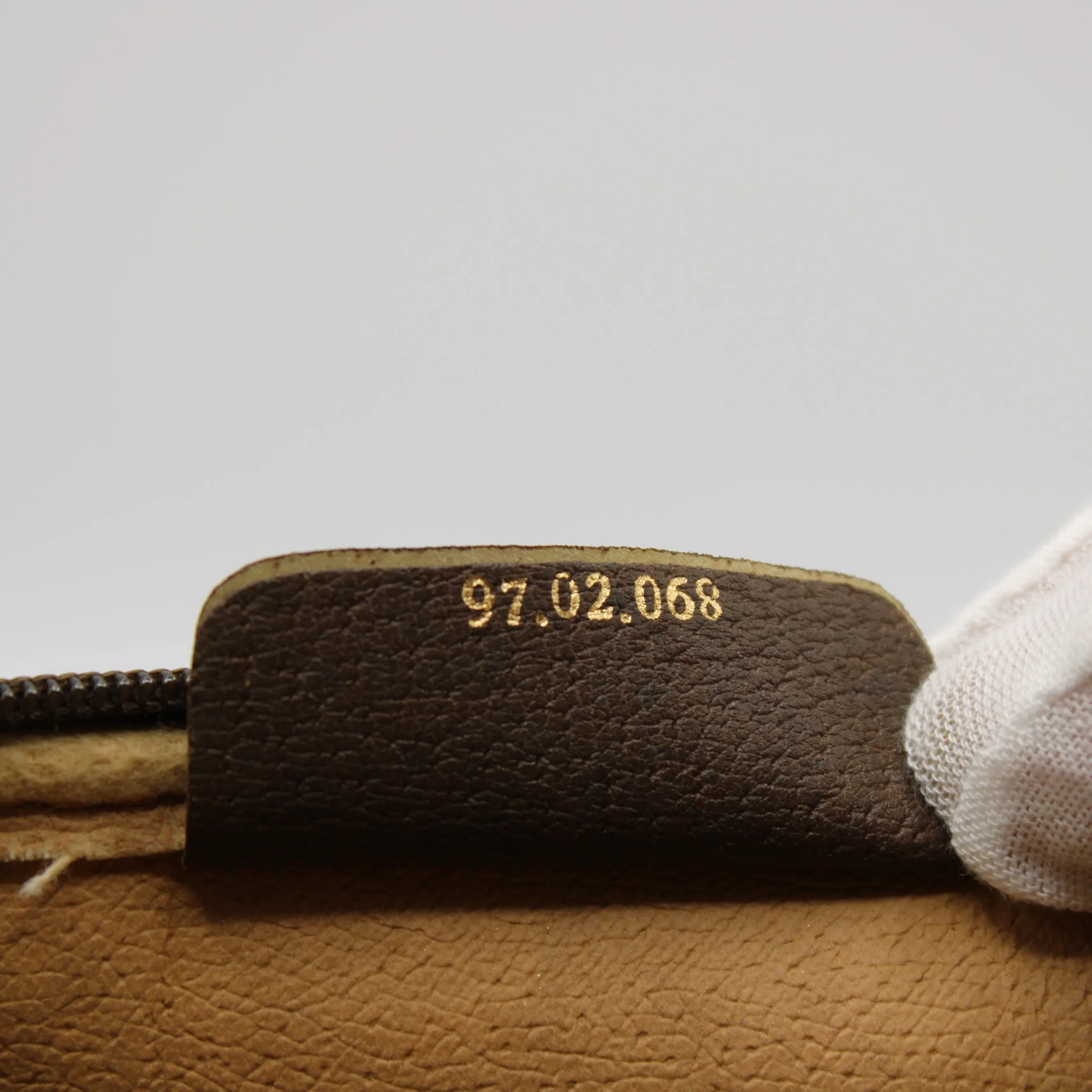 Gucci Brown GG Monogram Coated Canvas Leather Crossbody Bag
