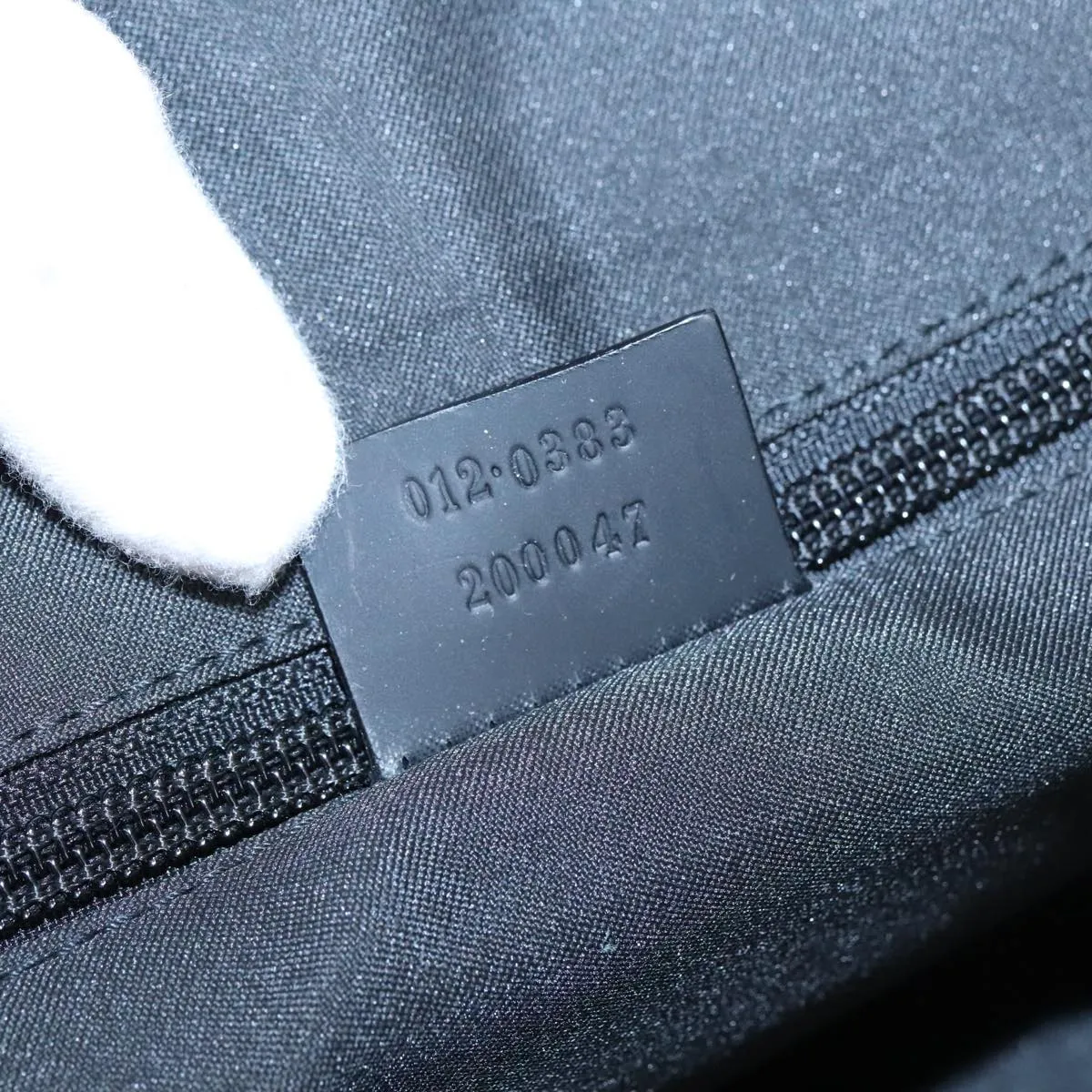 GUCCI GG Canvas Boston Bag Black Silver 012 0383 hk1725