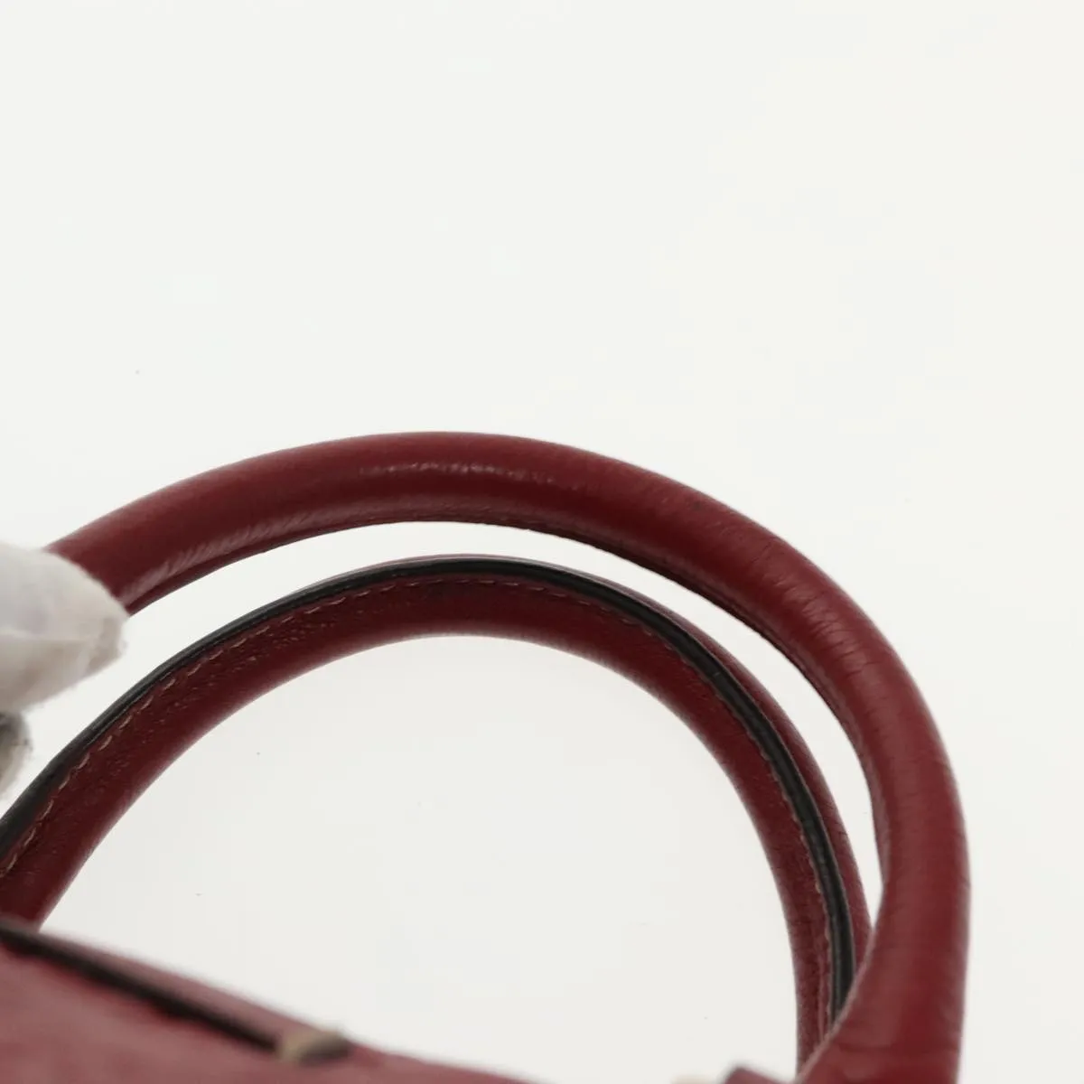 GUCCI GG Canvas Guccissima Boston Bag Leather Red Gold 206501 yk15866
