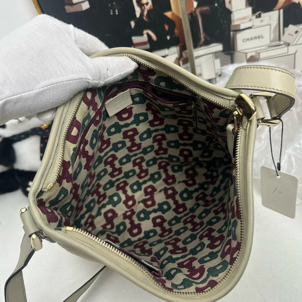 Gucci GG Imprime Beige Crossbody Bag