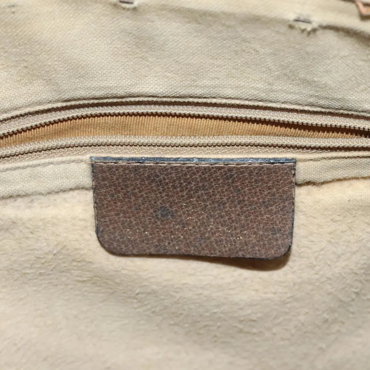 GUCCI GG Supreme Boston Bag PVC Beige Green Red 95970