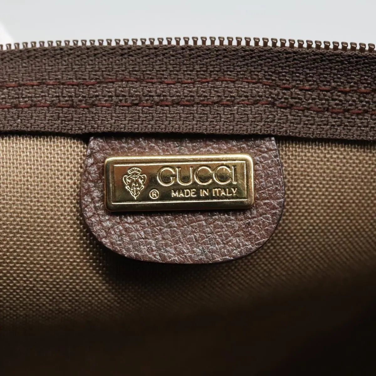 GUCCI GG Supreme Boston Bag PVC Leather Beige 012 39 6211 9411 ep5958