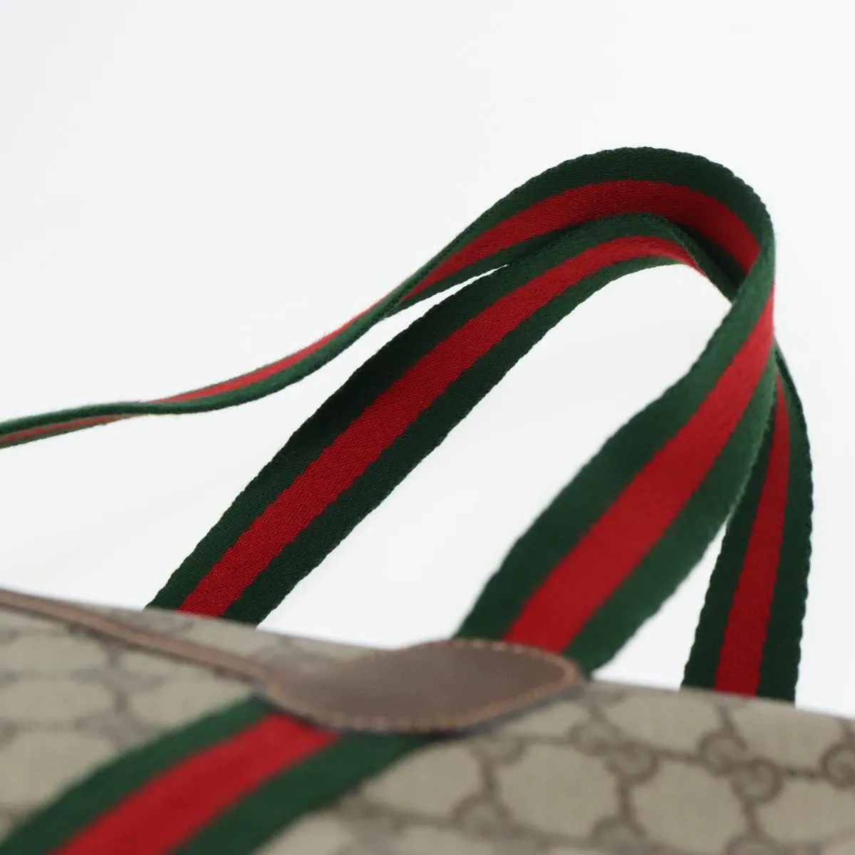 GUCCI GG Supreme Boston Bag PVC Leather Beige 012 39 6211 9411 ep5958