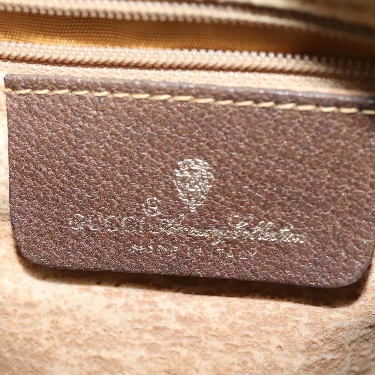GUCCI GG Supreme Web Sherry Line Boston Bag PVC Beige Red 40 02 007 81948