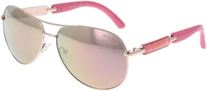 GUESS Women's Metal Aviator Sunglasses