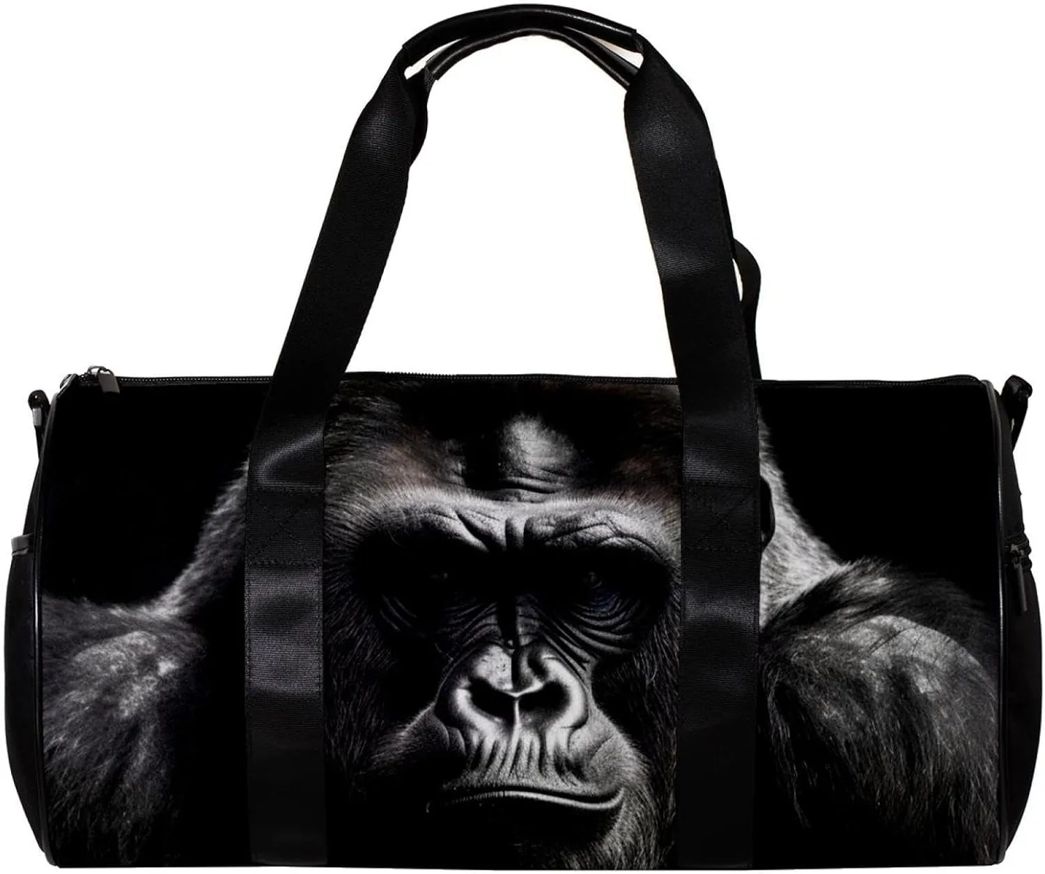 Gym Bags for Women,Duffle Bag for Travel,Angry Animal Gorilla,Gym Bag for Men