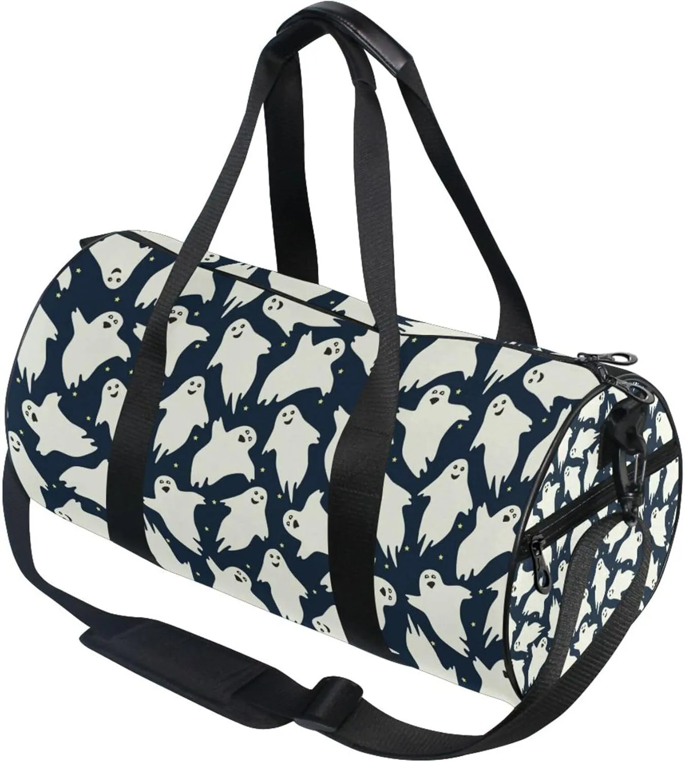 Halloween Ghosts Duffle Bags for Women Men Sports Gym Fitness Bag Travel Workout Gymnastics Dance
