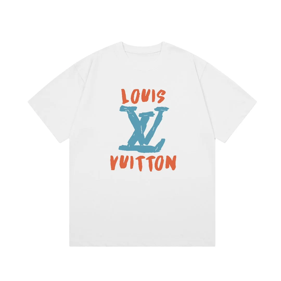 Hand Drawn Graffiti Print T Shirt