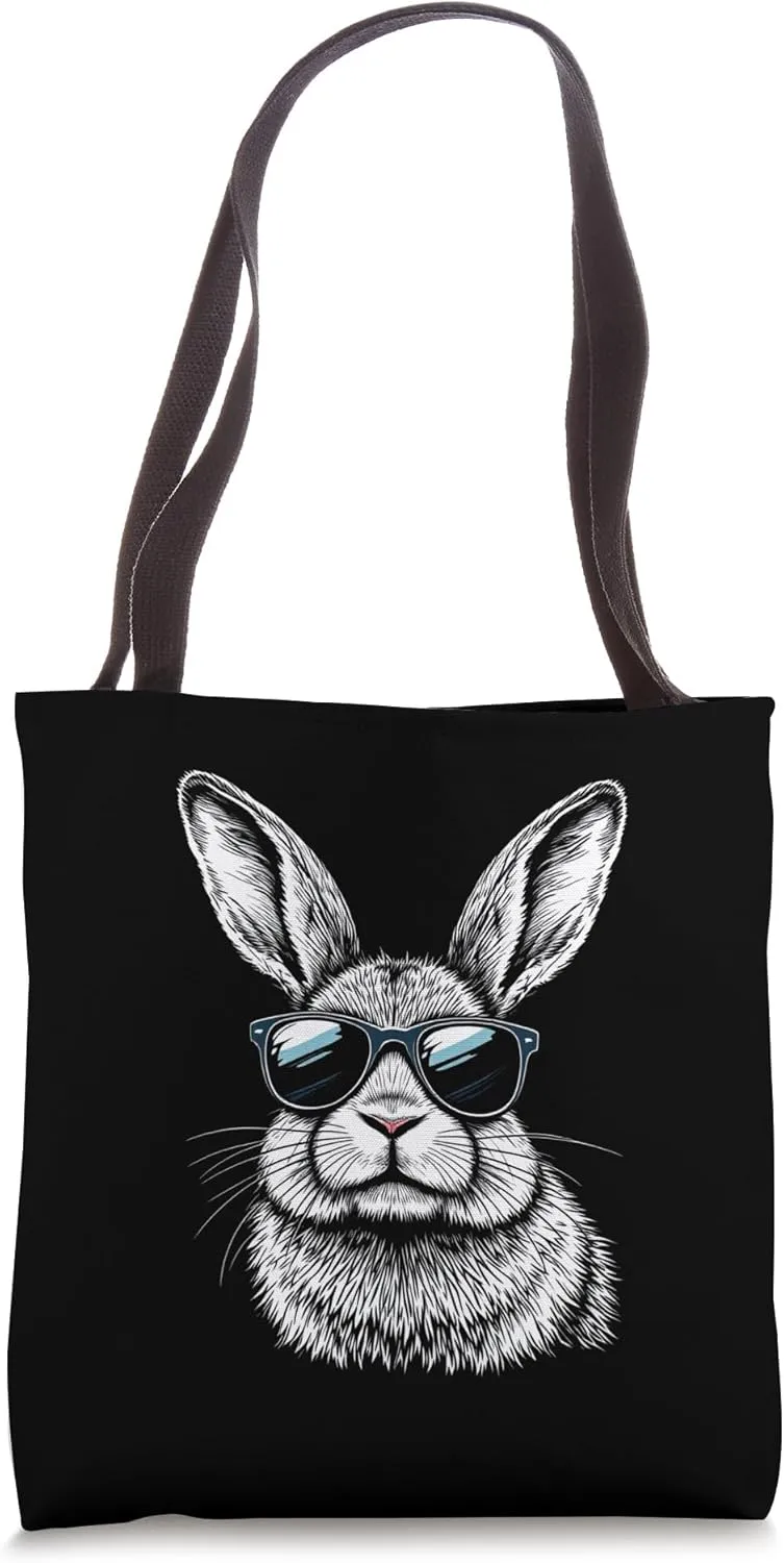 Hand-drawn rabbit Tote Bag