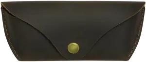 Handmade Leather Eyeglass Case – Soft Sunglasses Pouch, Large Glasses Holder