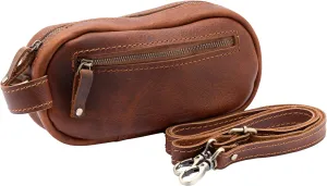 Handmade Premium Leather Men's Toiletry Travel Bag - Dopp Kit & Crossbody Bag, Genuine Leather, Makeup Organizer, Gift Ideas for Men & Women, Small Travel Bag, Travel Kit, Accessories for Men