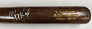 Hanley Ramirez Marlins/red Sox Signed Autographed Nokona Game Bat W/coa Rare - Autographed MLB Bats
