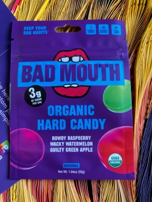 Hard Candy Pouches - Raspberry,Watermelon,Green Apple