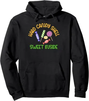 Hard Candy Shell sweet inside Candy Pullover Hoodie