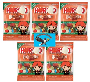 Haribo Potter Ron Edition 31.5oz Gummy Easter Basket Candy - Includes PITCHING PIGEON Brand Magnet