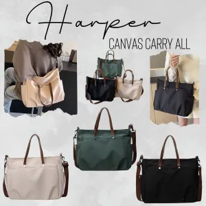 Harper - Carry All Canvas Bag - PREORDER