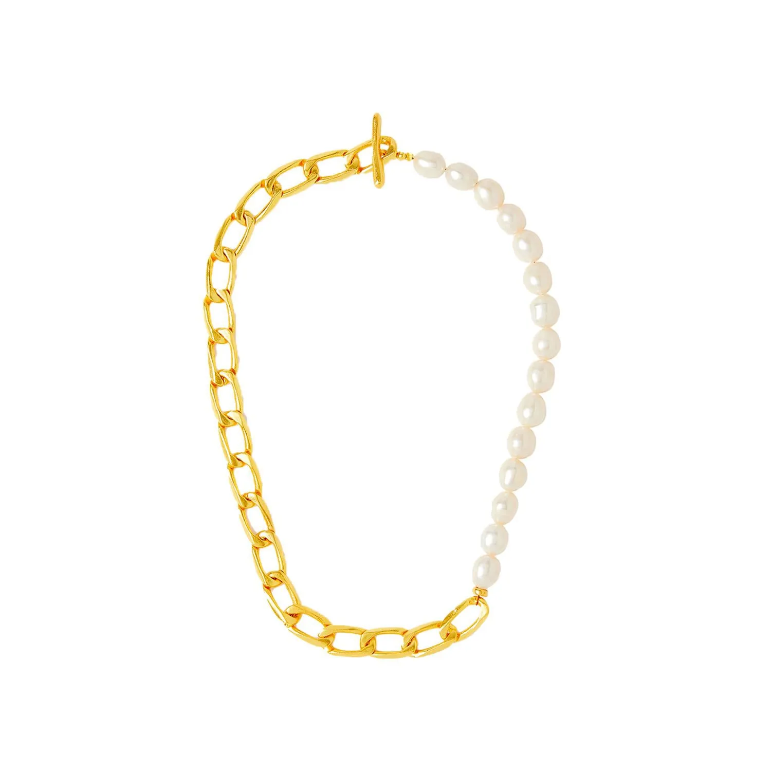 Harper Chain Pearl Necklace
