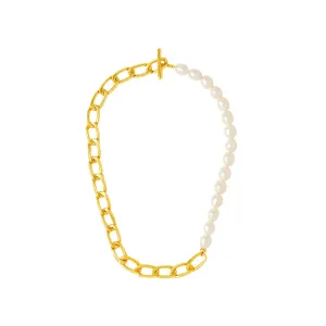 Harper Chain Pearl Necklace
